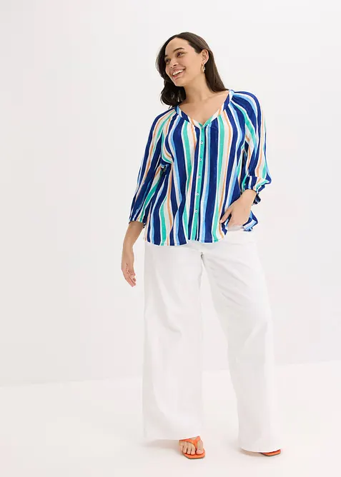 Chemisier en viscose texturée, bonprix