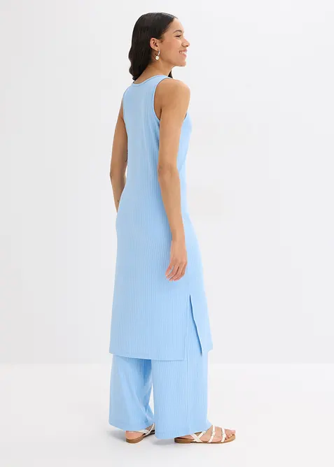 Robe midi en maille douce et côtelée, bonprix