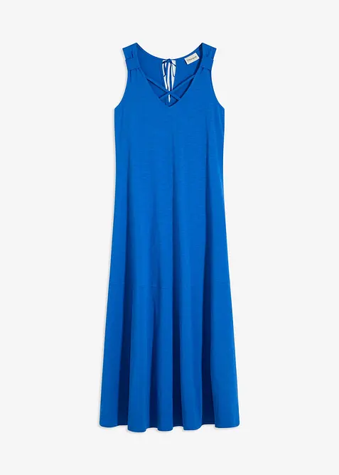 Robe longue 100% coton &agrave; bretelles, bonprix