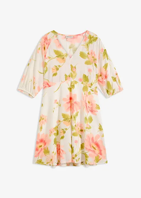 Robe-tunique imprimée en viscose fluide, bonprix