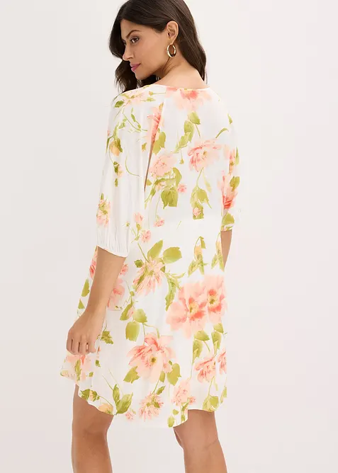 Robe-tunique imprimée en viscose fluide, bonprix