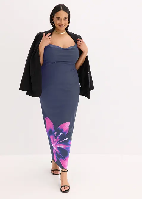 Robe à effet drapé, bonprix