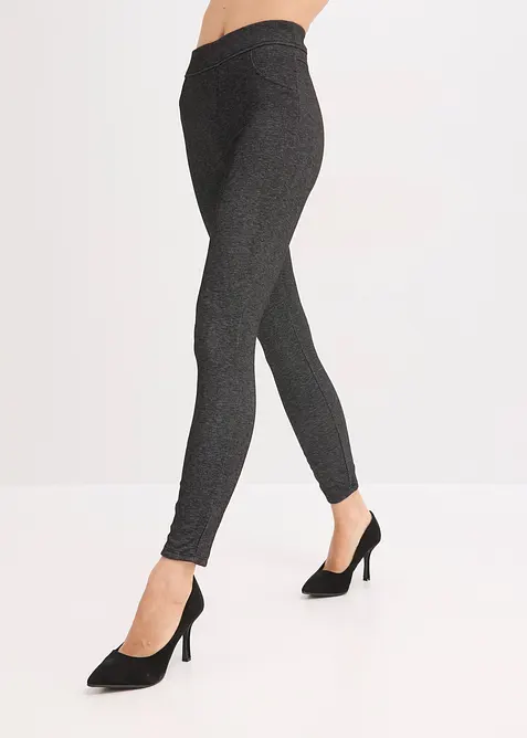 Legging thermique aspect jean, bonprix