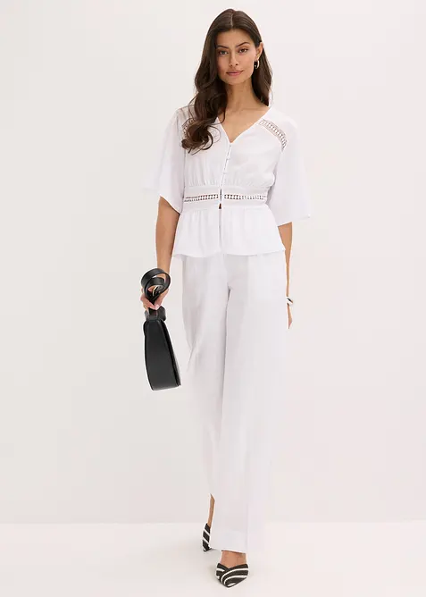 Chemisier léger à dentelle, bonprix