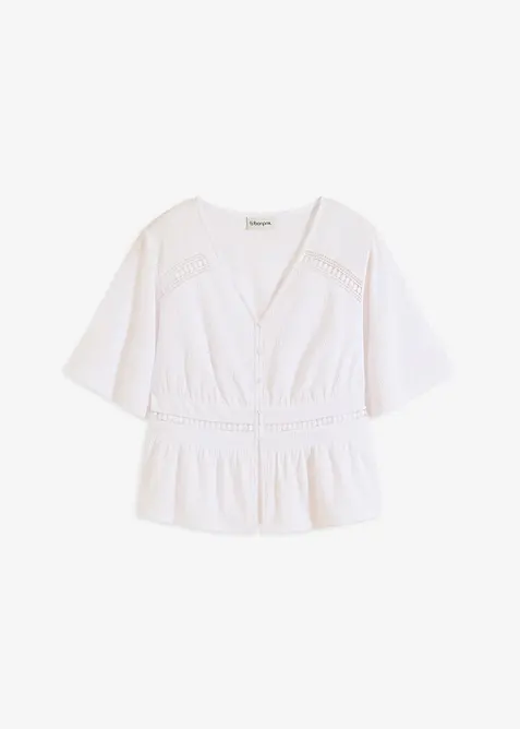 Chemisier léger à dentelle, bonprix