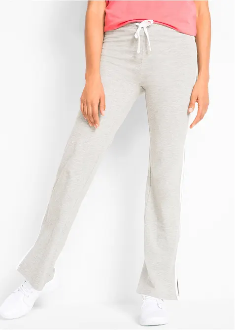 Lot de 2 pantalons en jersey coton extensible, bonprix