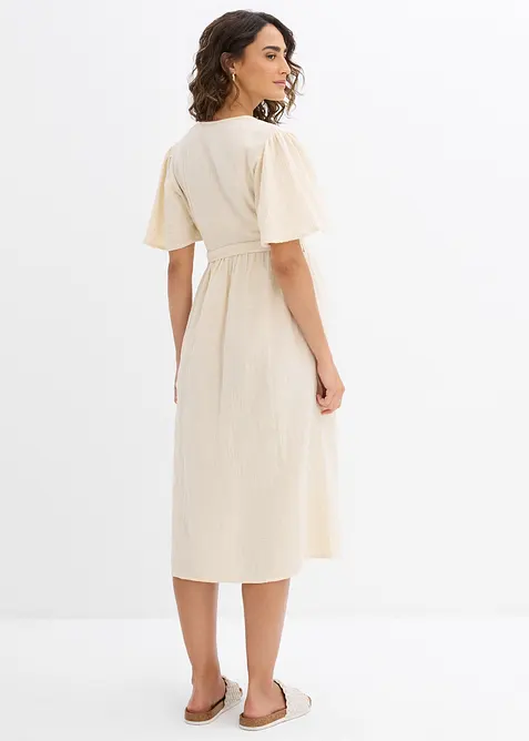 Robe de grossesse et d’allaitement en gaze de coton, bonprix