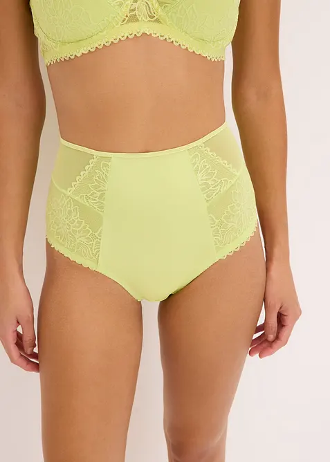 Slip taille haute avec une belle dentelle, bonprix