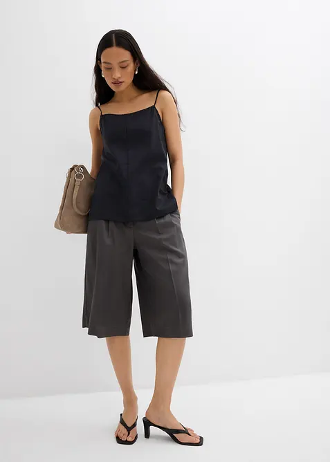 Top évasé à bretelles fines, bonprix