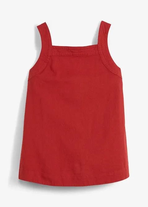 Top sans manches en viscose m&eacute;lang&eacute;e, &agrave; nouer dans le dos, bonprix