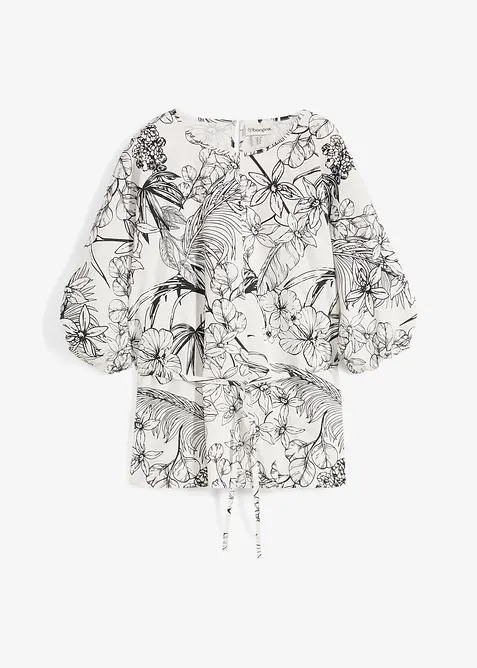 Blouse à manches courtes 100% coton, bonprix