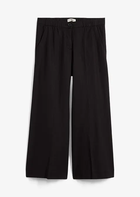 Jupe-culotte en viscose mélangée à taille élastiquée, bonprix