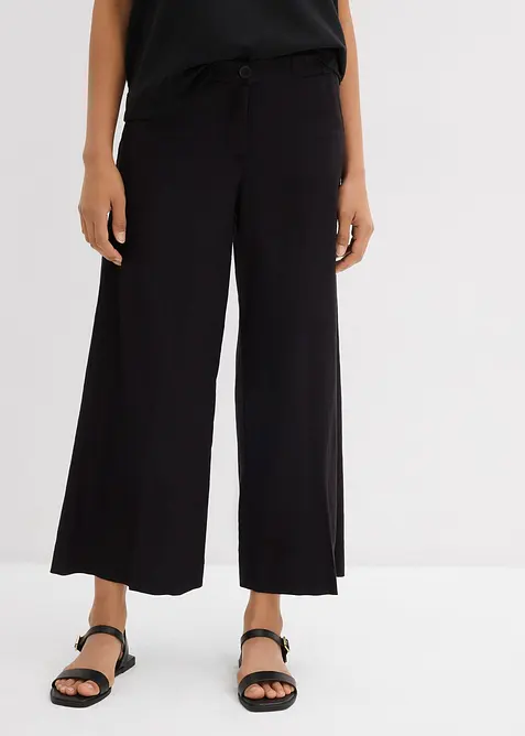 Jupe-culotte en viscose mélangée à taille élastiquée, bonprix