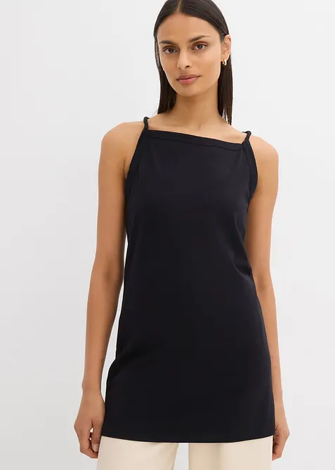 Top long en coton extensible, bonprix