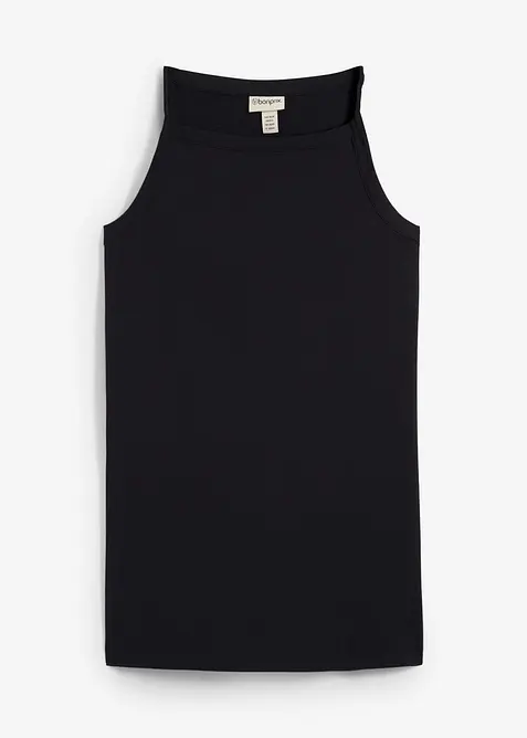 Top long en coton extensible, bonprix