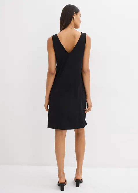 Robe débardeur fluide à col V, bonprix