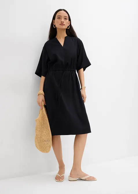 Robe caftan en fine viscose, bonprix