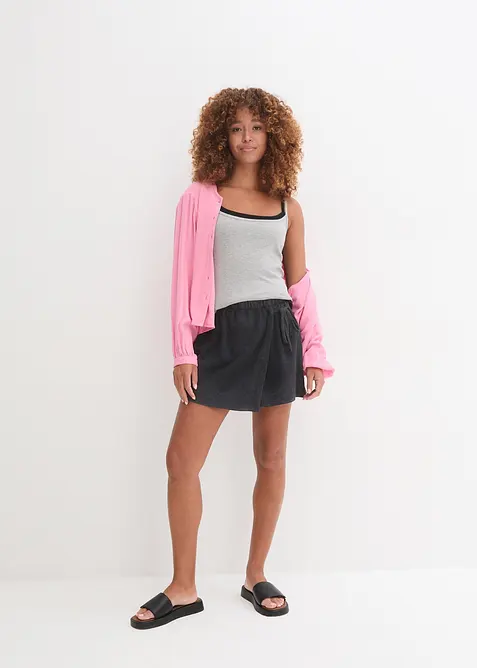 Jupe-short 100% coton, bonprix