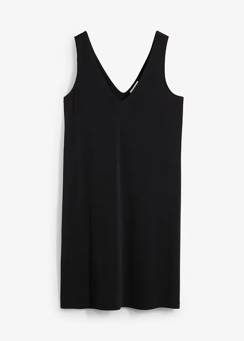 Robe débardeur fluide à col V, bonprix