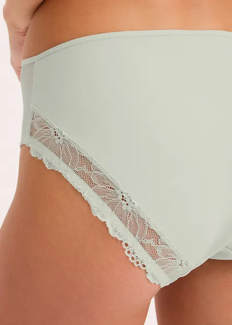 Slip Maxi avec une délicate dentelle, bonprix