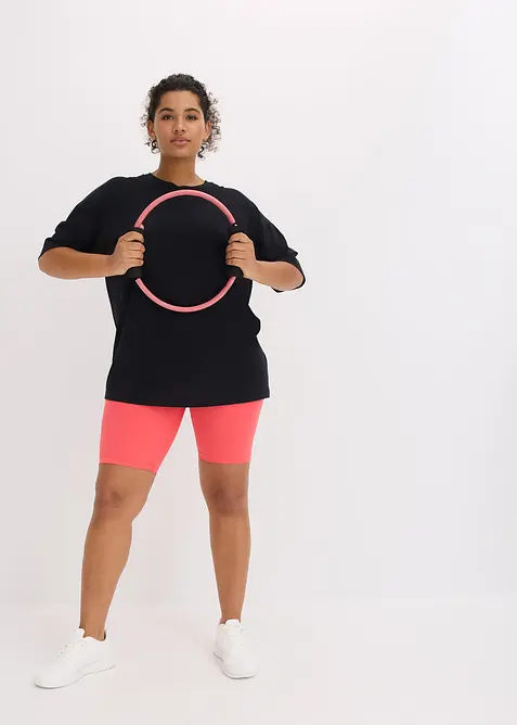 T-shirt de sport oversize avec coton, séchage rapide, bonprix