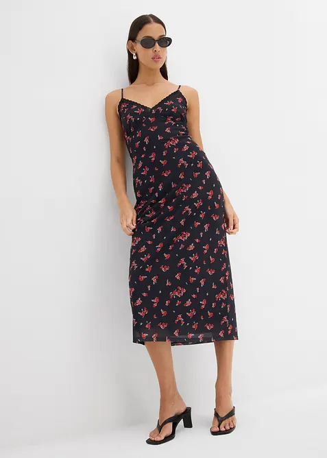 Robe midi en mesh, bonprix