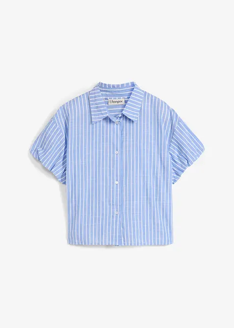 Blouse à manches courtes 100% coton, bonprix