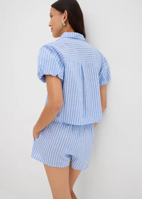 Blouse à manches courtes 100% coton, bonprix