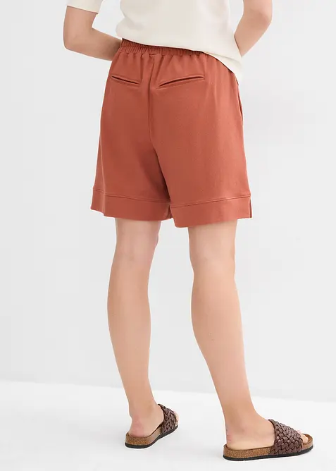 Short en molleton de coton mélangé, bonprix