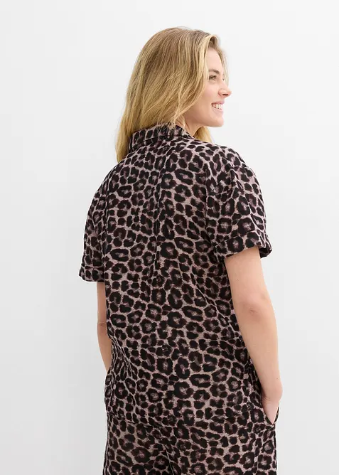 Chemisier oversize en gaze de coton, bonprix