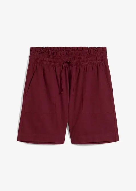 Short en lin mélangé, bonprix