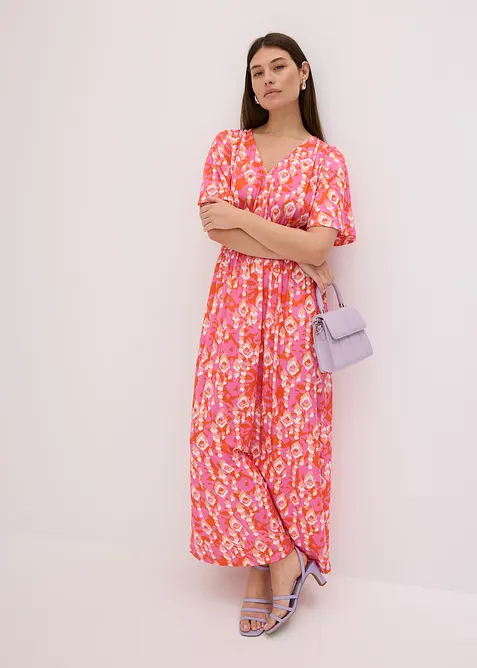 Robe longue imprimée, bonprix