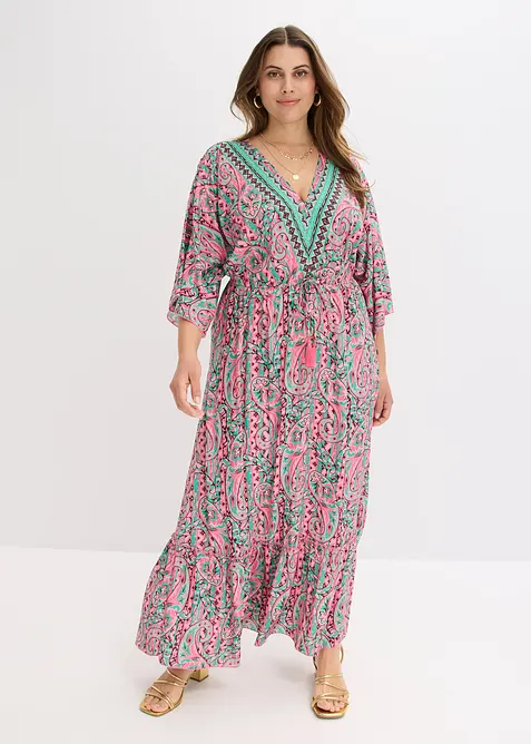 Robe longue et imprimée en viscose fluide, bonprix