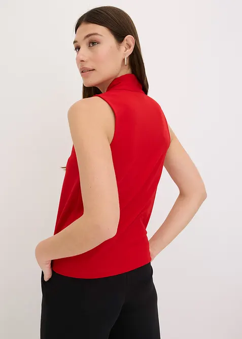 Top avec col à lavallière, bonprix