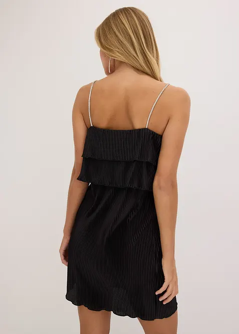 Robe en jersey plissé, bonprix