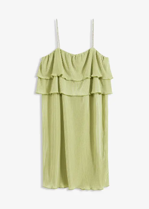 Robe en jersey plissé, bonprix