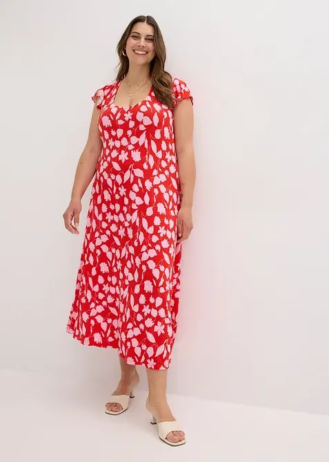 Robe imprimée en jersey viscose, bonprix