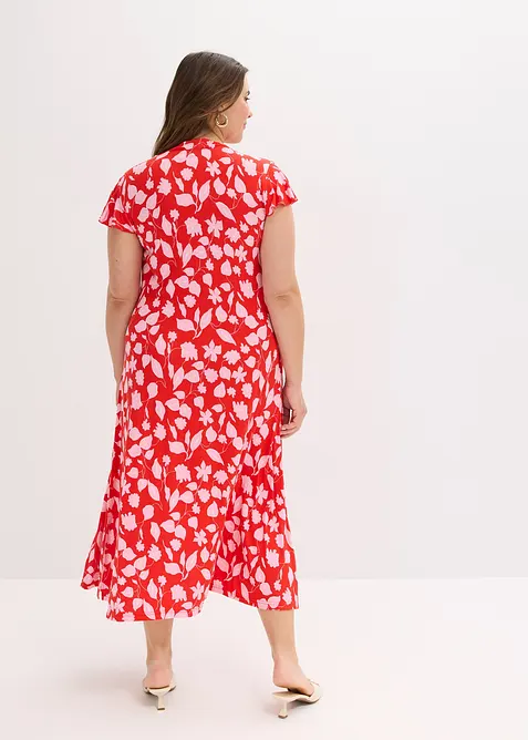 Robe imprimée en jersey viscose, bonprix