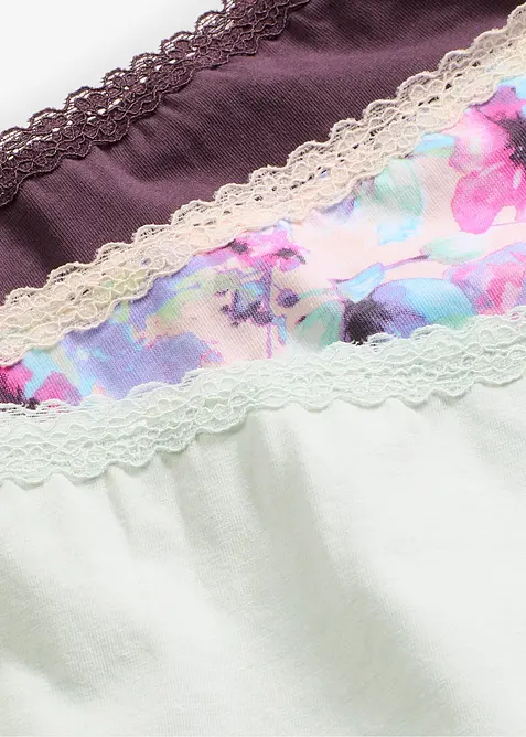 Lot de 4 culottes Maxi coton, bonprix