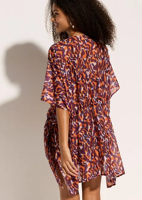 Kimono de plage avec détail à nouer, bonprix