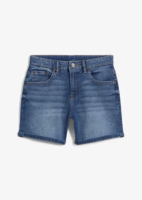 Bermuda en jean, taille mi-haute, bonprix