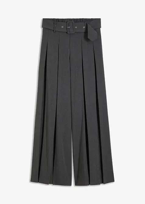 Pantalon de tailleur fluide en viscose mélangée, bonprix