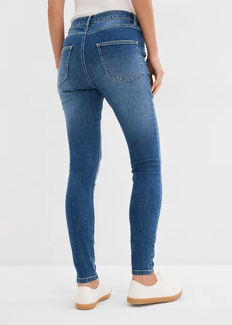 Jean skinny taille mi-haute, cropped, bonprix