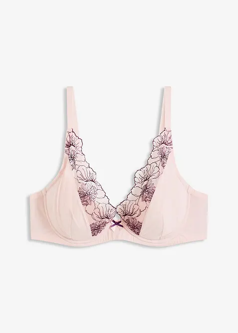 Soutien-gorge à coques brodées, bonprix