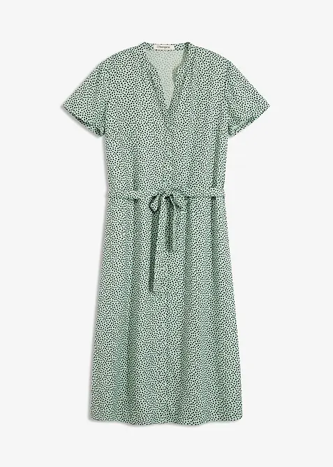 Robe-chemise à pois, bonprix