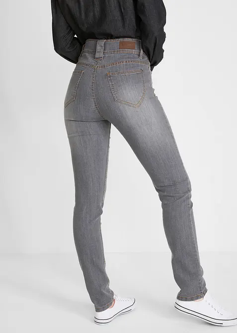 Jean slim taille haute, extensible et confortable, bonprix