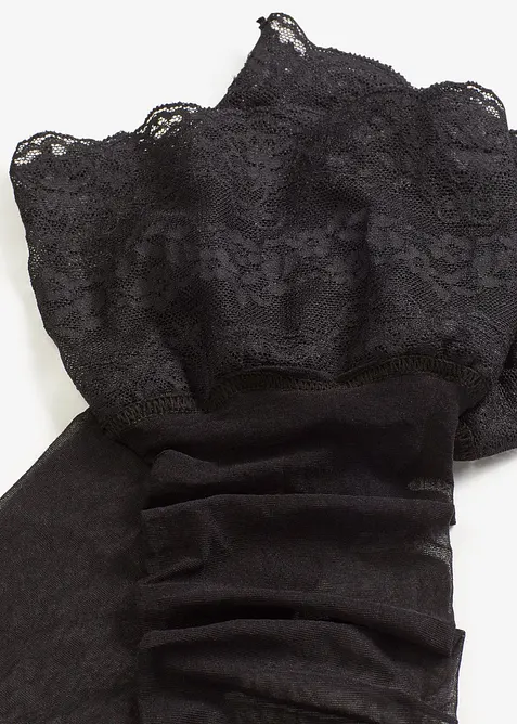 Bas jarretelles 20den à dentelle, bonprix