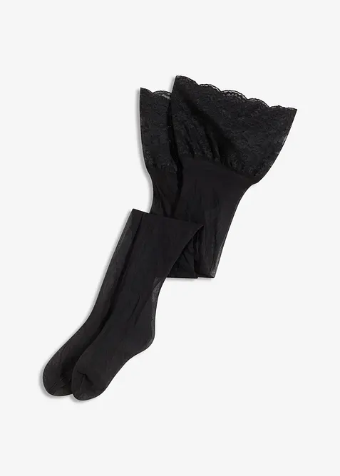 Bas jarretelles 20den à dentelle, bonprix