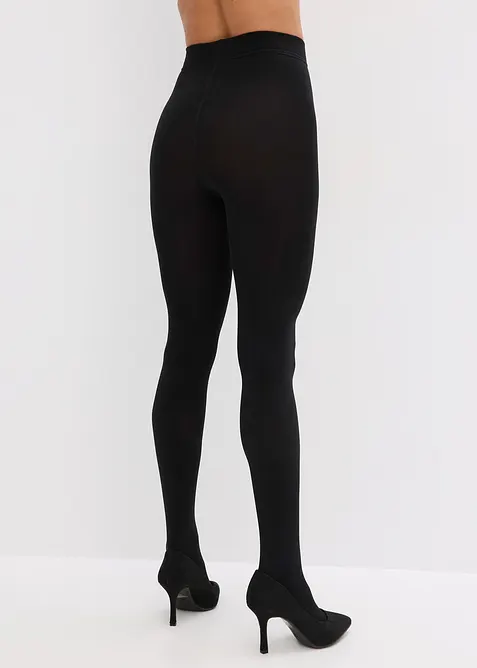 Lot de 2 collants thermiques polaires 140den, bonprix