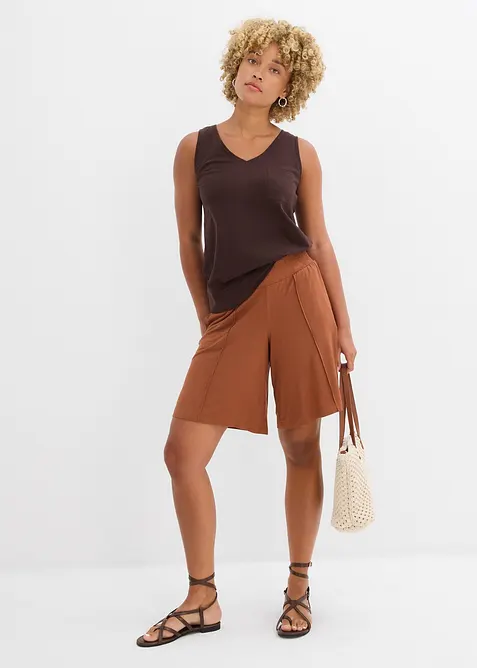 Bermuda en jersey à taille élastiquée, bonprix